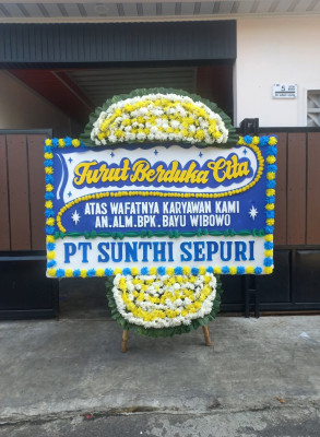 Papan Bunga Duka di Bantarjati