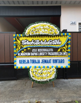 Papan Bunga Duka di Bantarjati